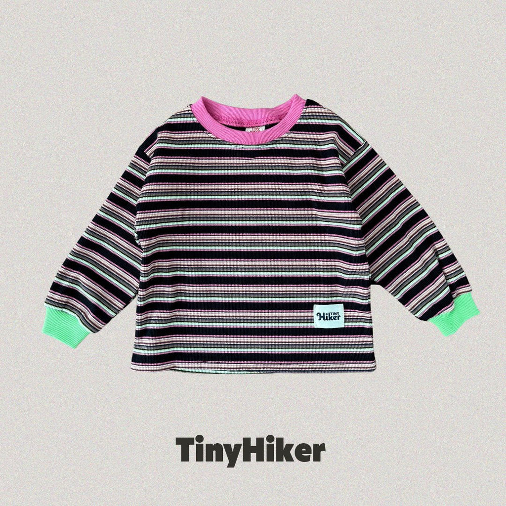 Tiny Hiker Candy Stripe Tee