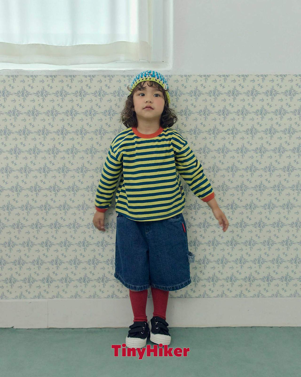 Tiny Hiker Freckle Stripe Tee