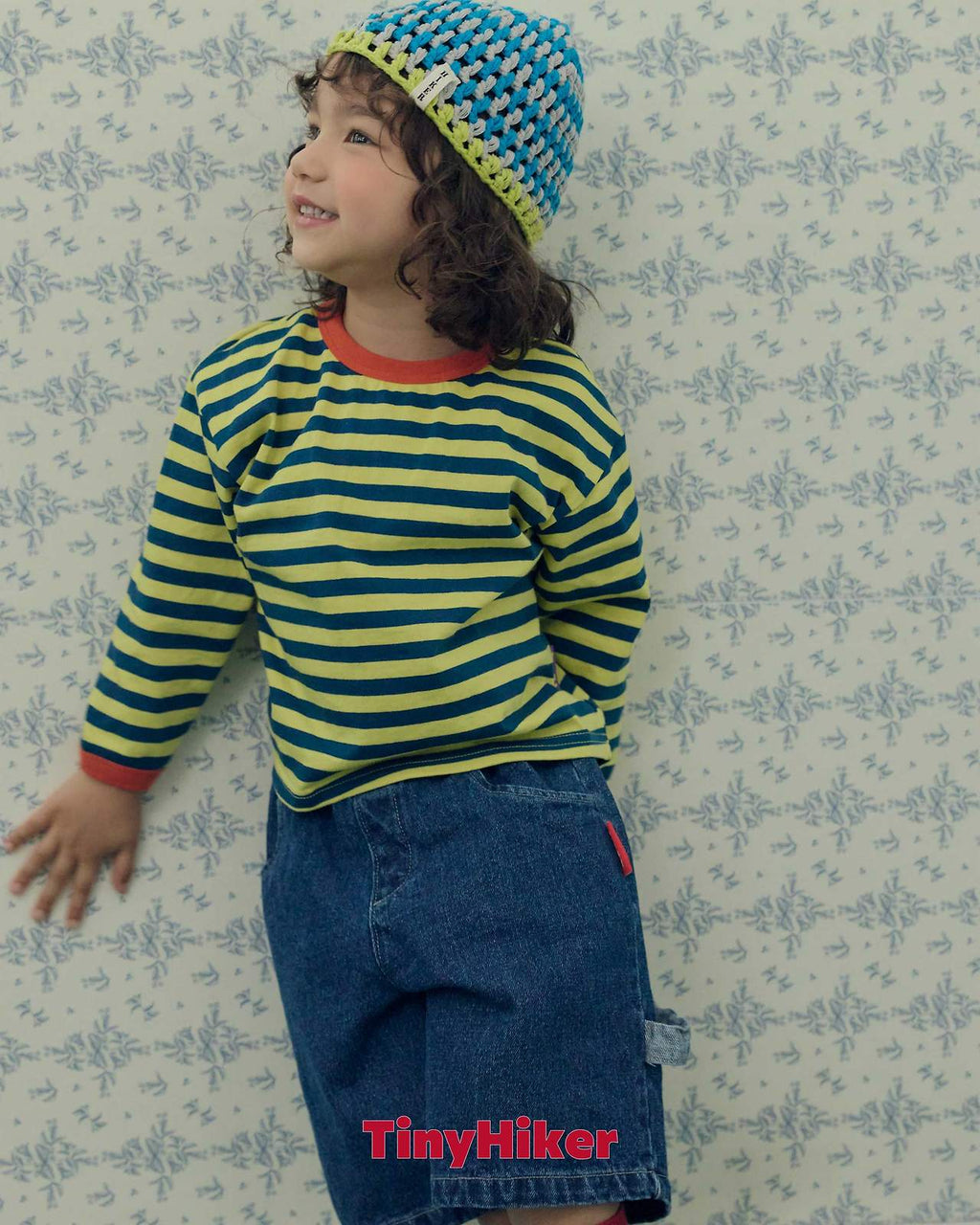 Tiny Hiker Freckle Stripe Tee