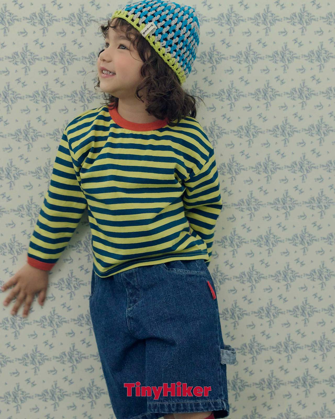Tiny Hiker Freckle Stripe Tee
