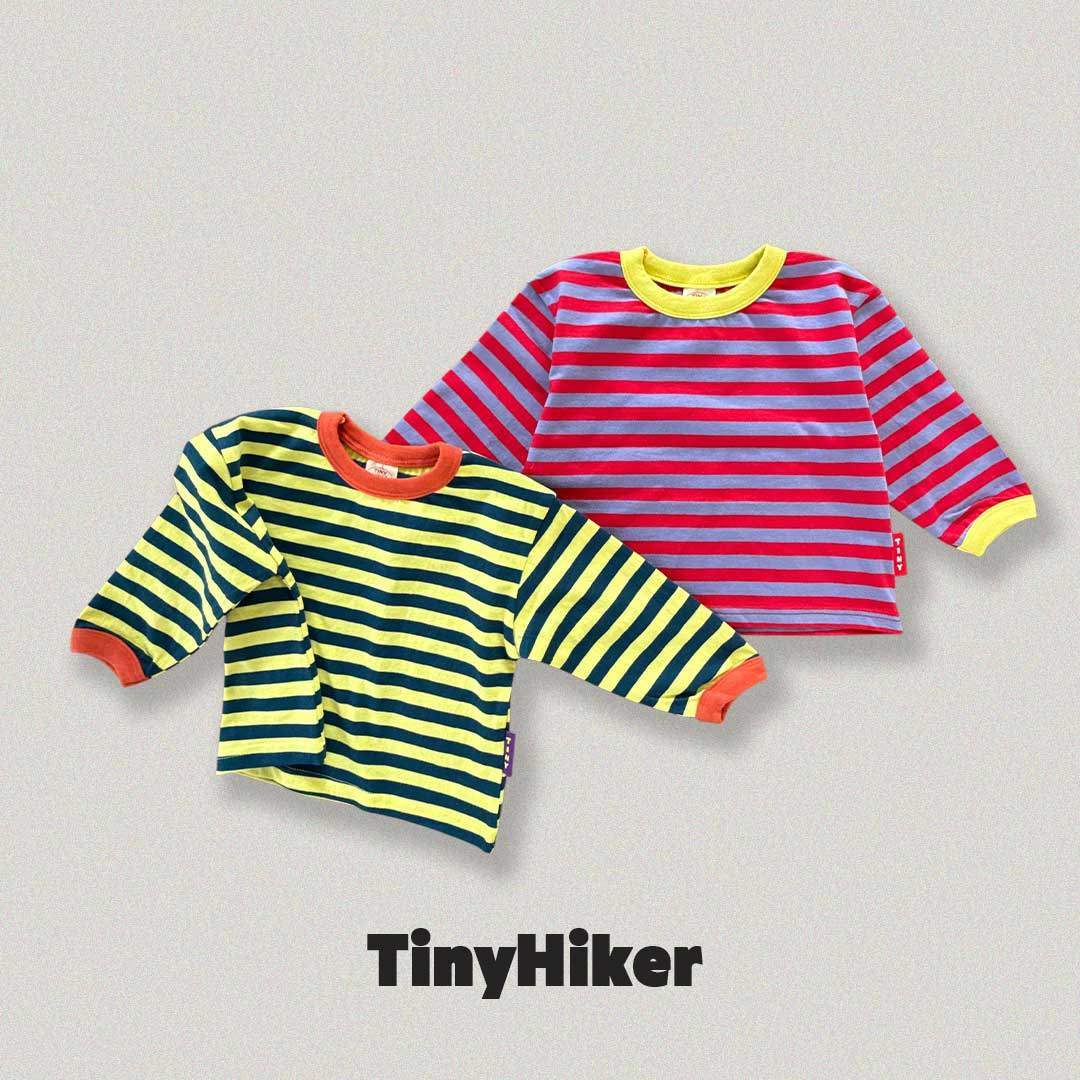Tiny Hiker Freckle Stripe Tee