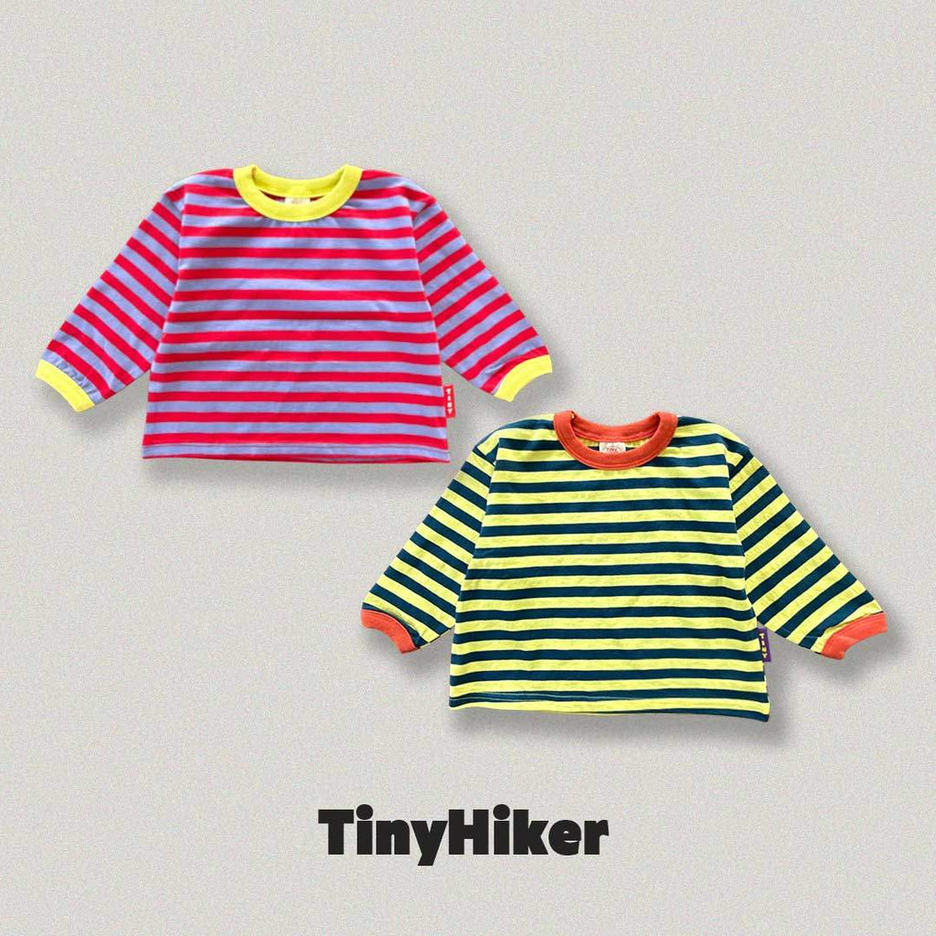 Tiny Hiker Freckle Stripe Tee