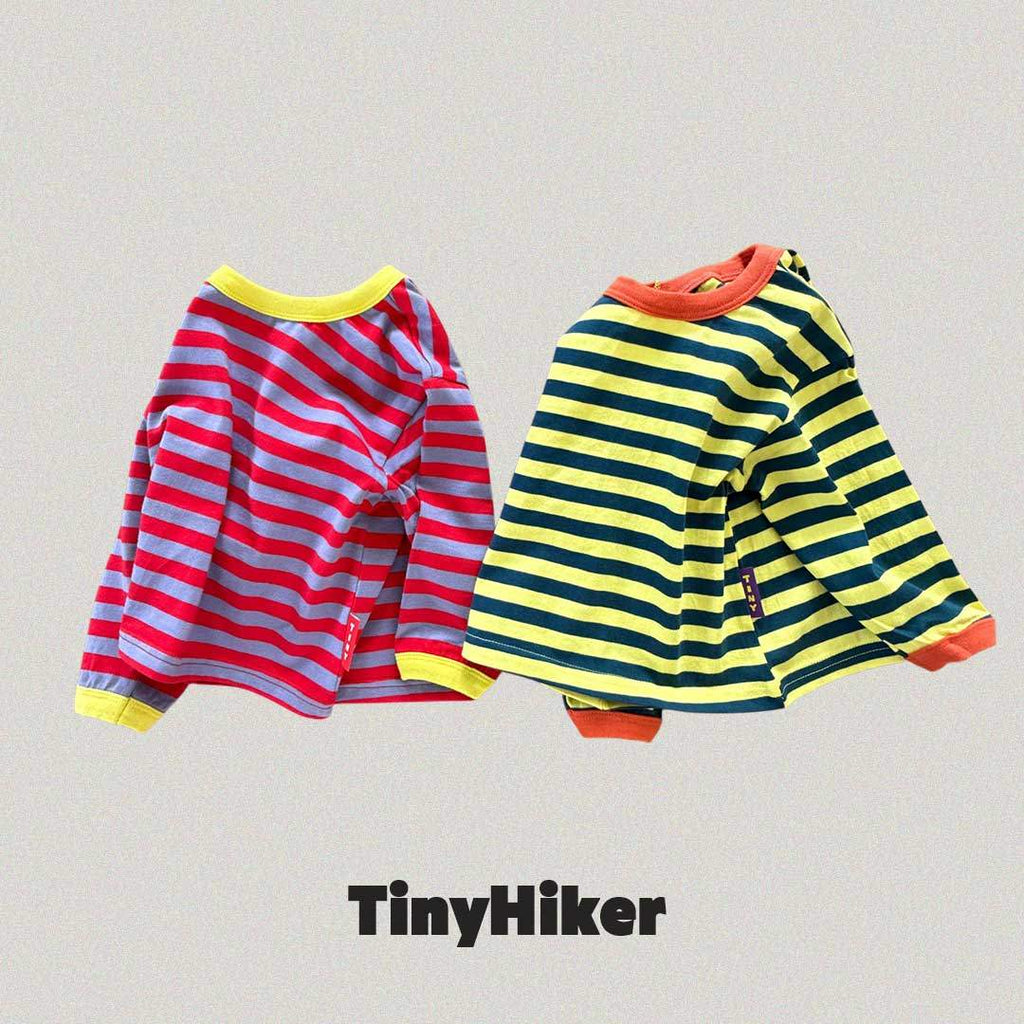 Tiny Hiker Freckle Stripe Tee