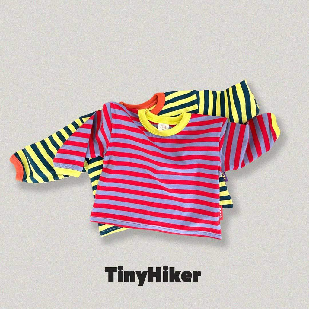 Tiny Hiker Freckle Stripe Tee