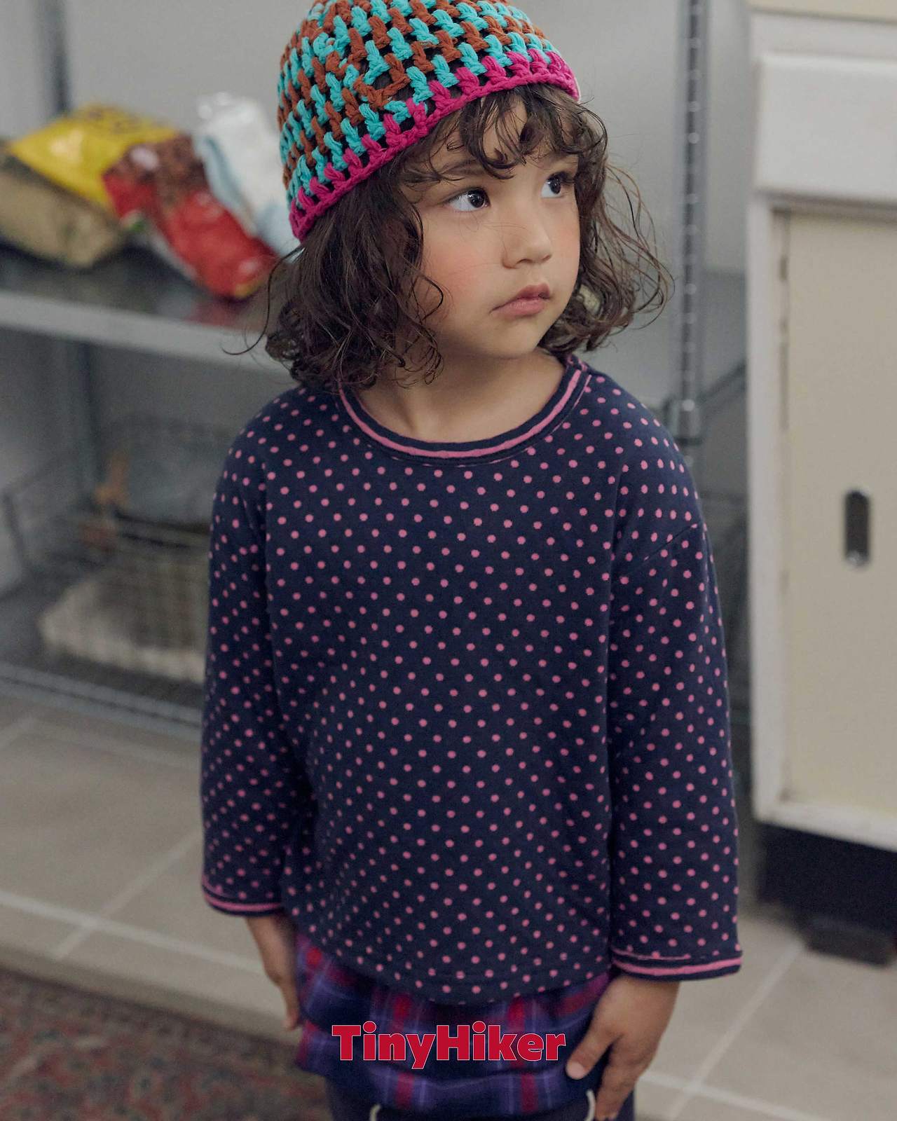 Tiny Hiker Honey Dot Tee