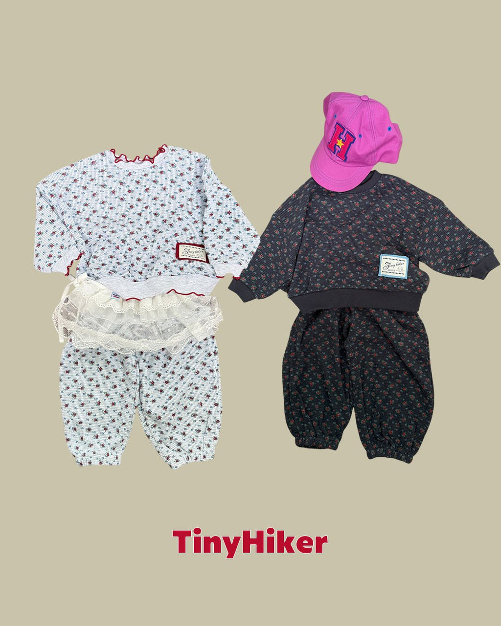Tiny Hiker Madeleine Waffle Sweatshirt