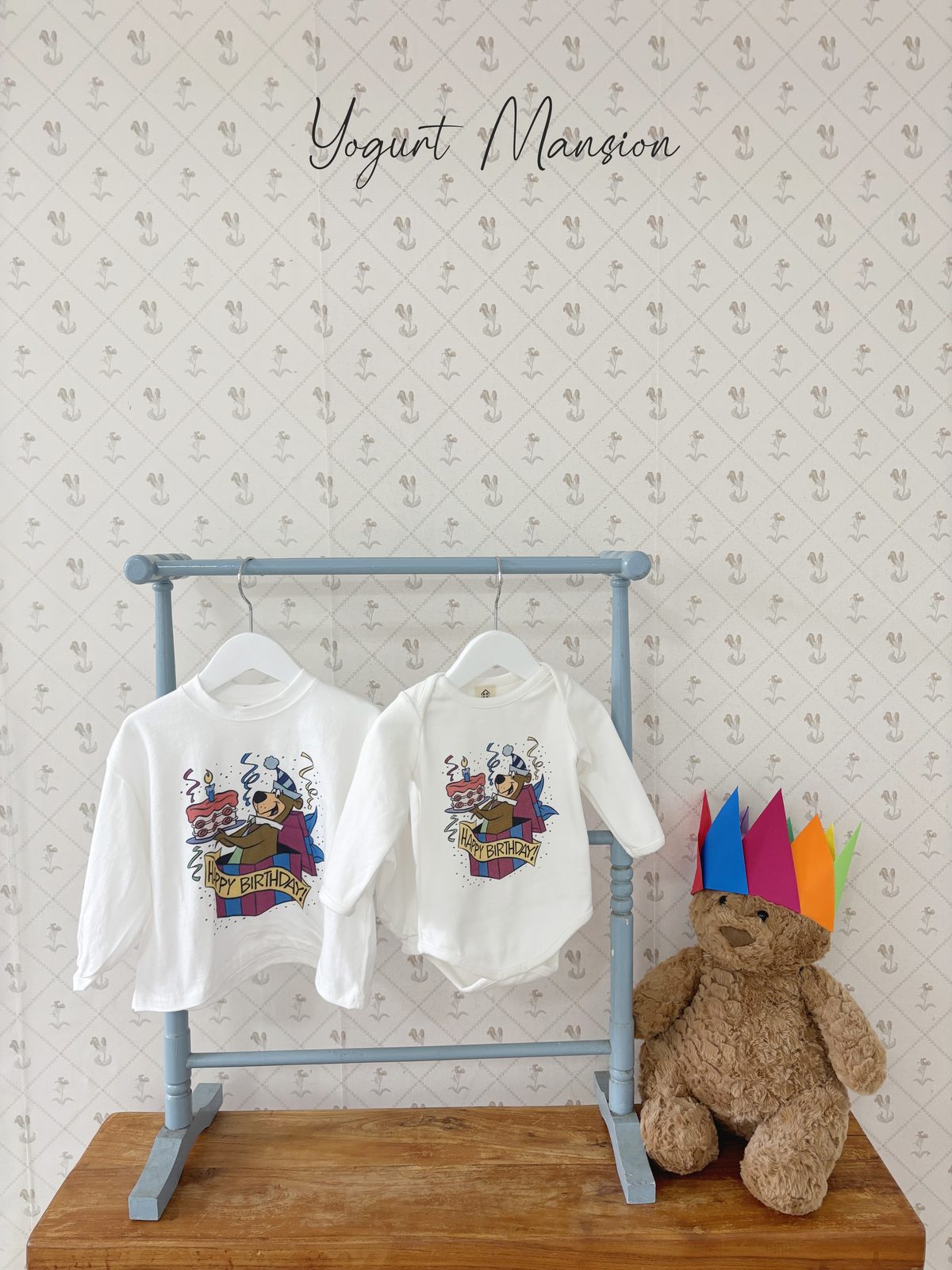 Yogurt Mansion Birthday Baby Suit