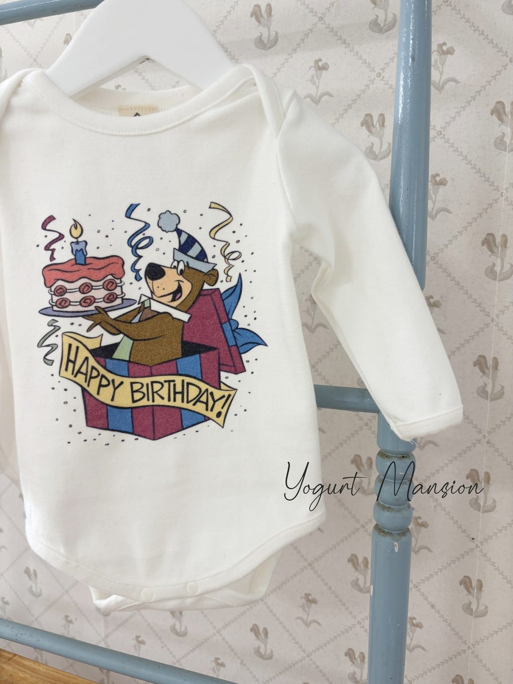 Yogurt Mansion Birthday Baby Suit