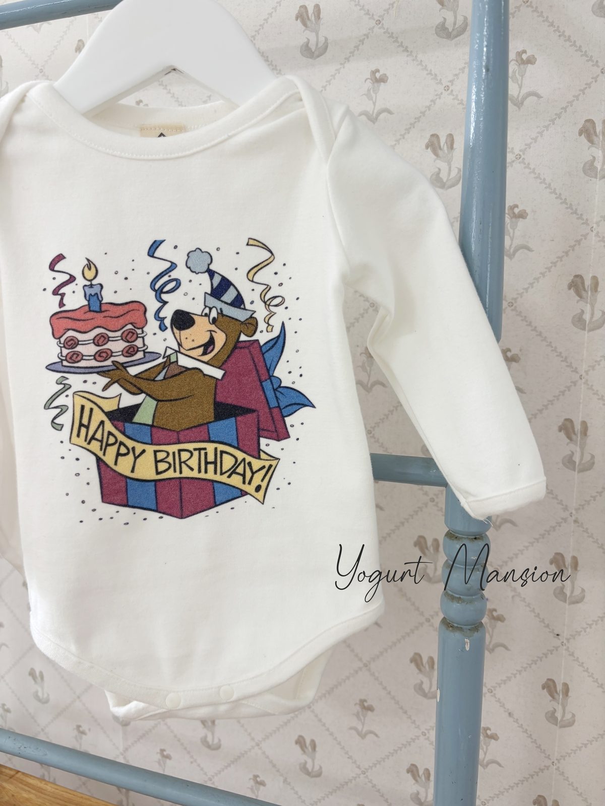 Yogurt Mansion Birthday Baby Suit