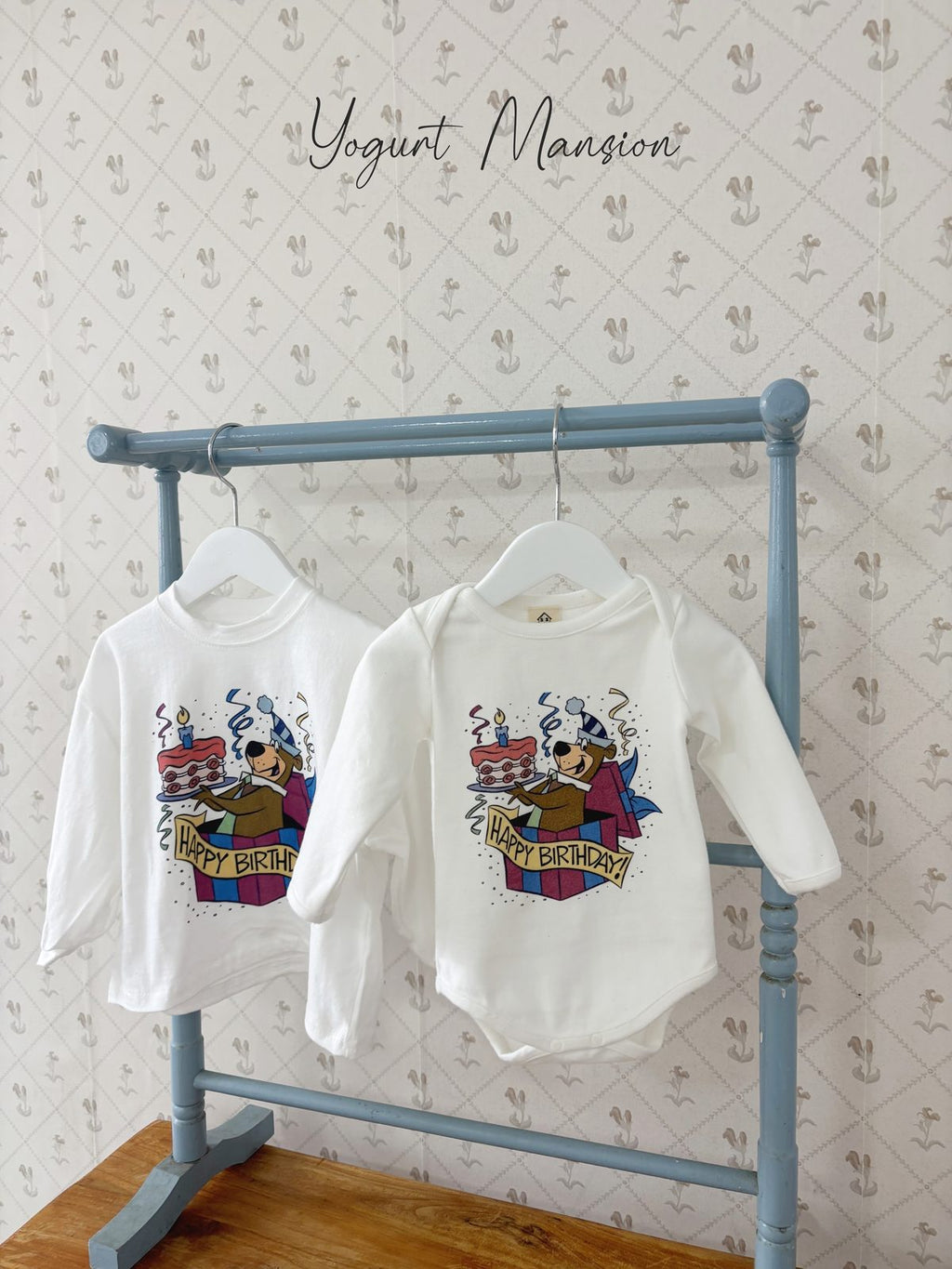 Yogurt Mansion Birthday Baby Suit