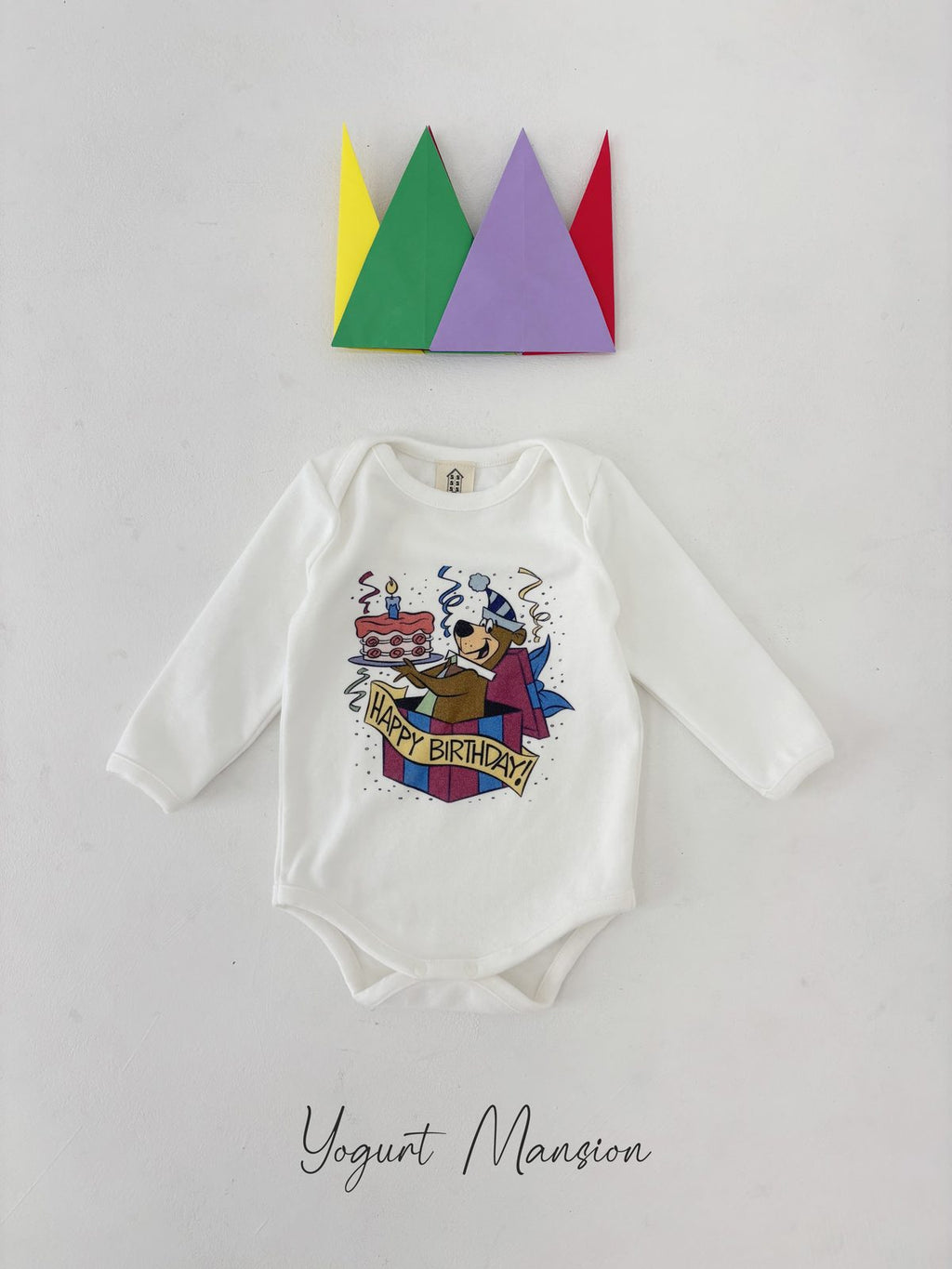 Yogurt Mansion Birthday Baby Suit