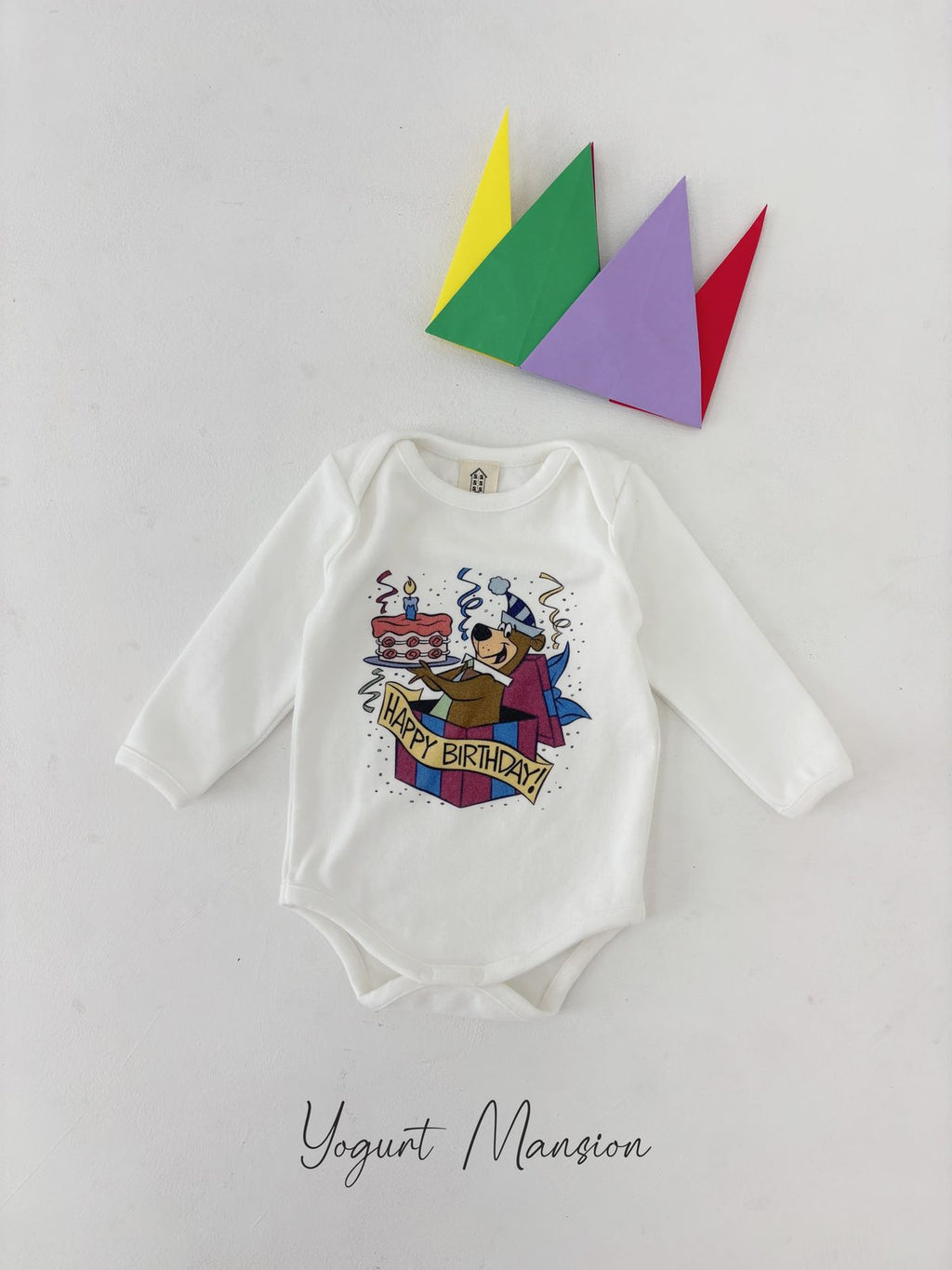 Yogurt Mansion Birthday Baby Suit