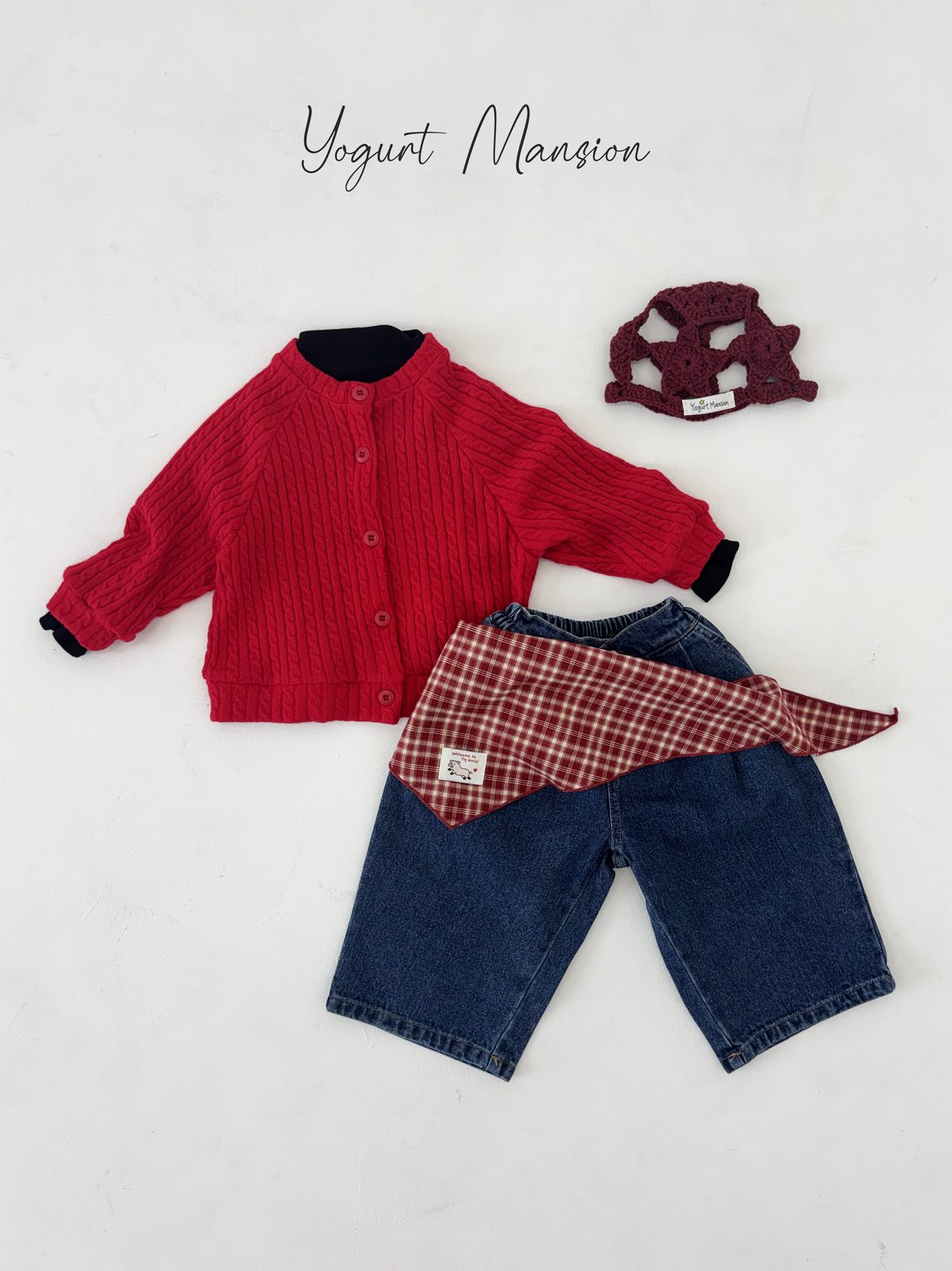 Yogurt Mansion Crayon Cardigan