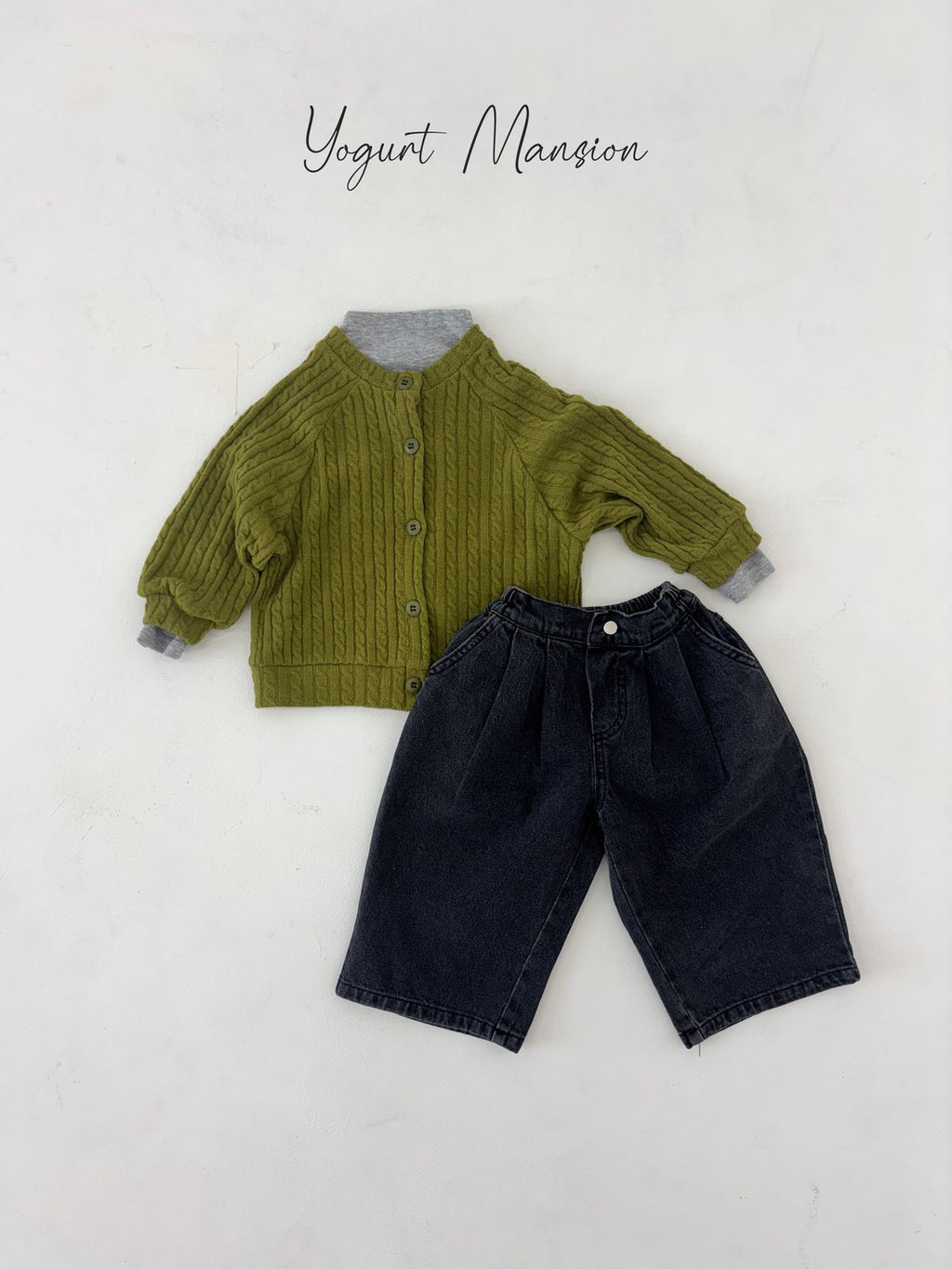 Yogurt Mansion Crayon Cardigan