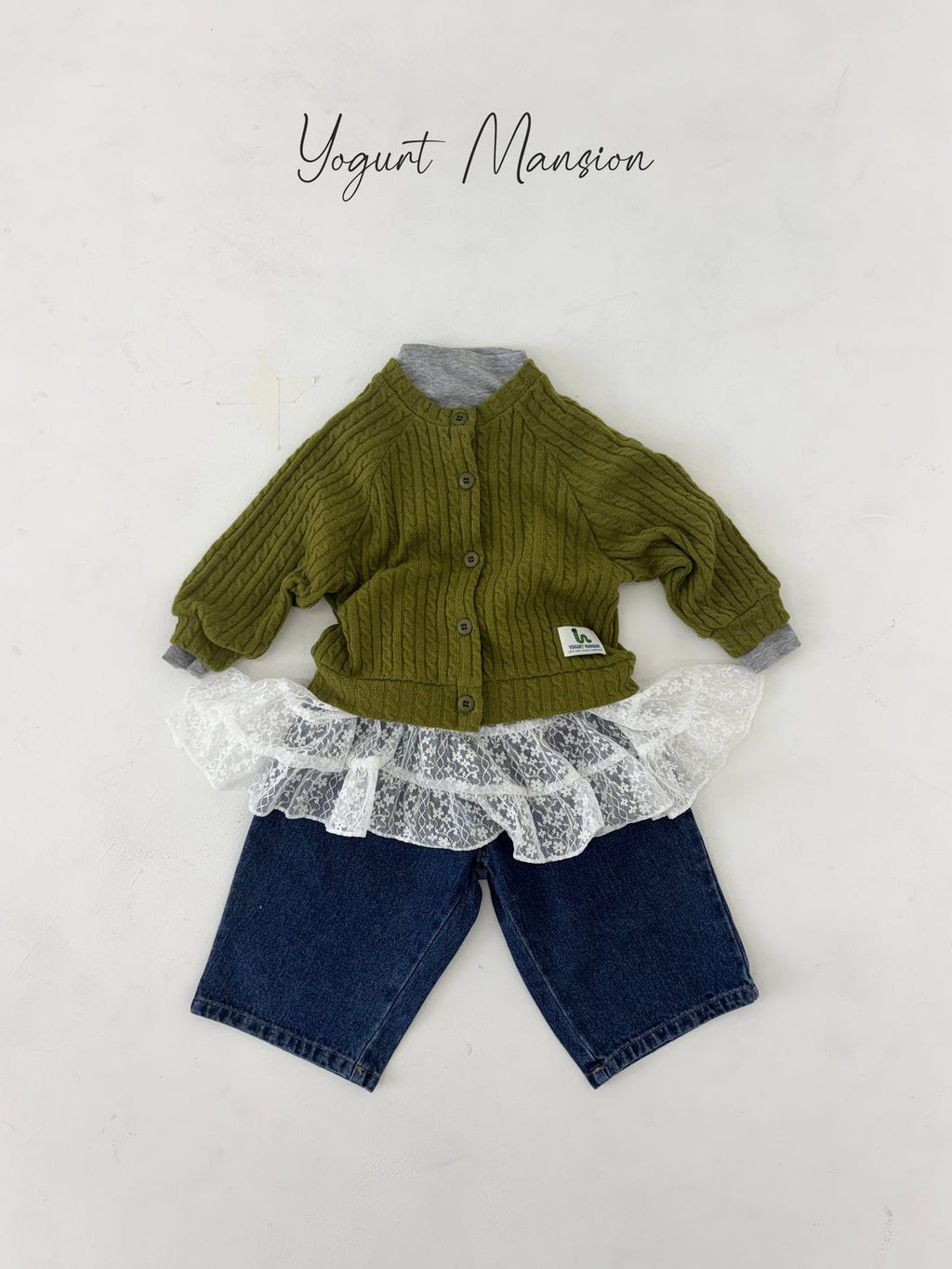 Yogurt Mansion Crayon Cardigan