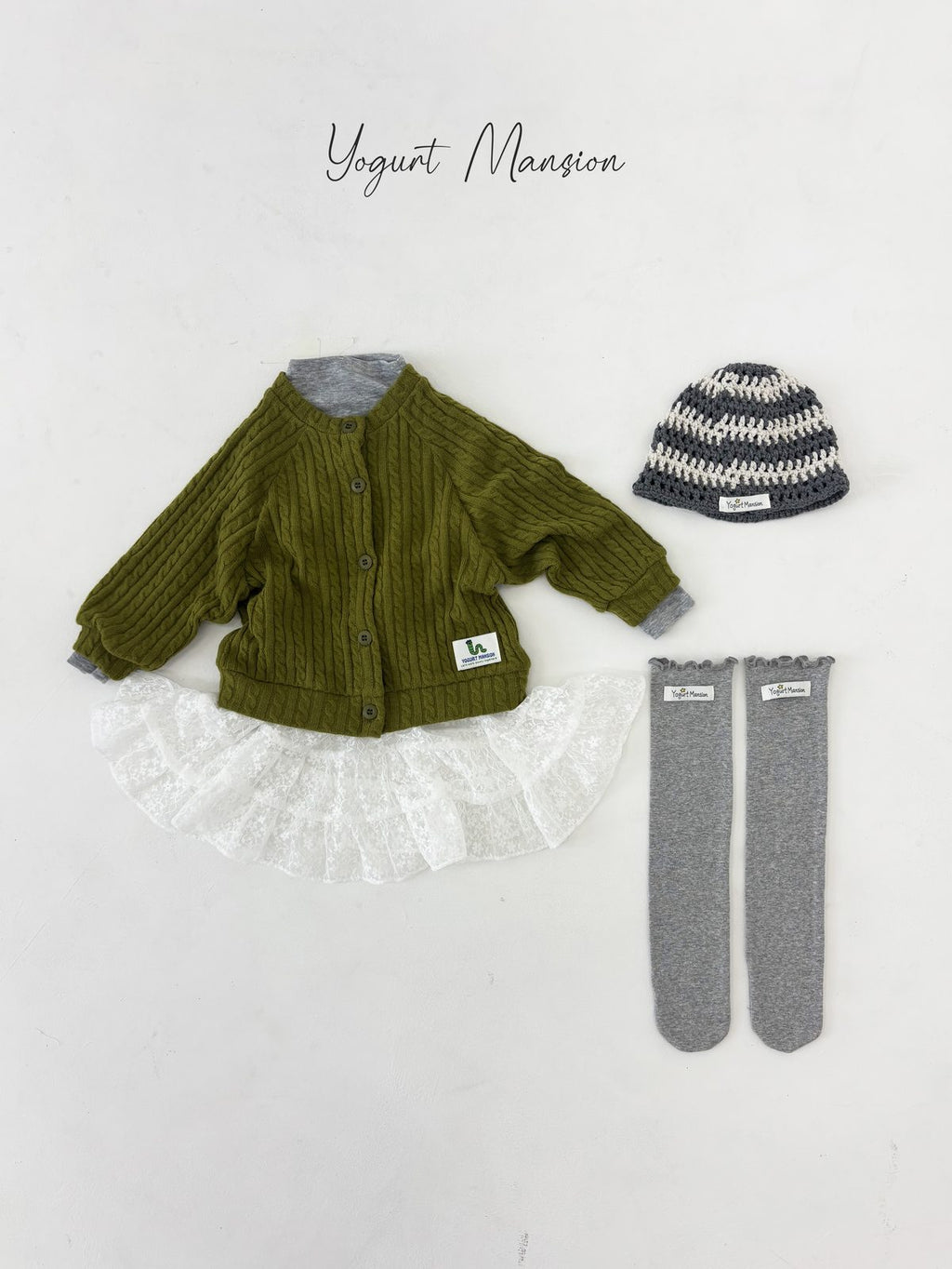Yogurt Mansion Crayon Cardigan