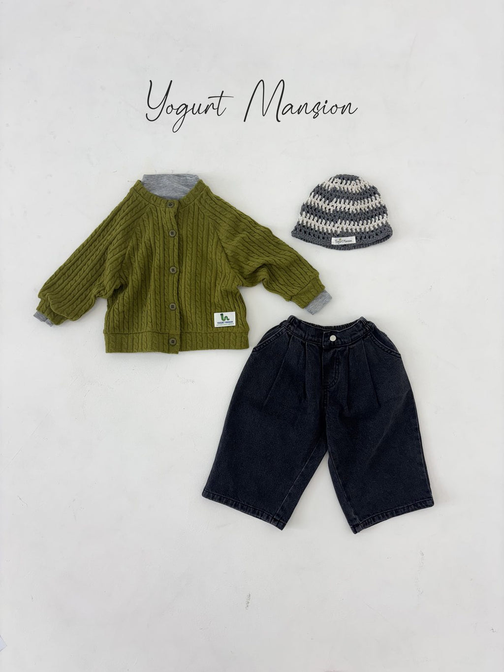Yogurt Mansion Crayon Cardigan