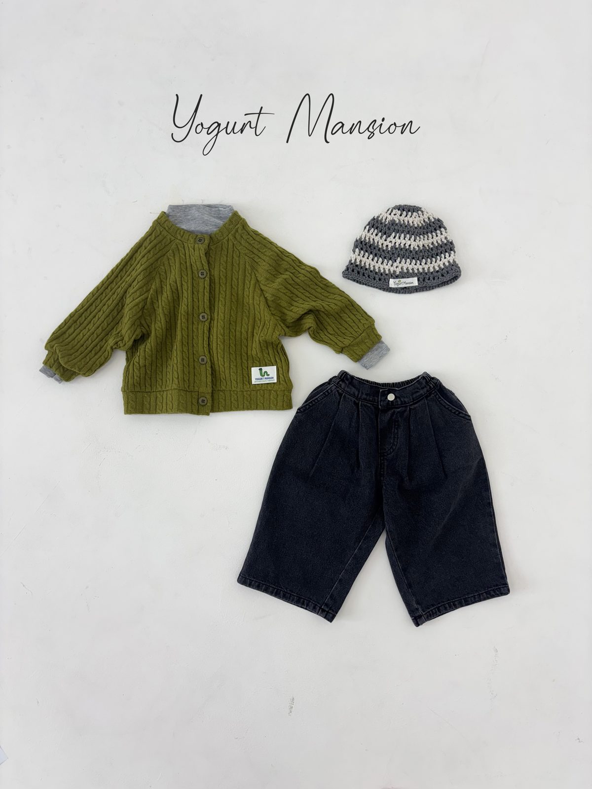 Yogurt Mansion Crayon Cardigan