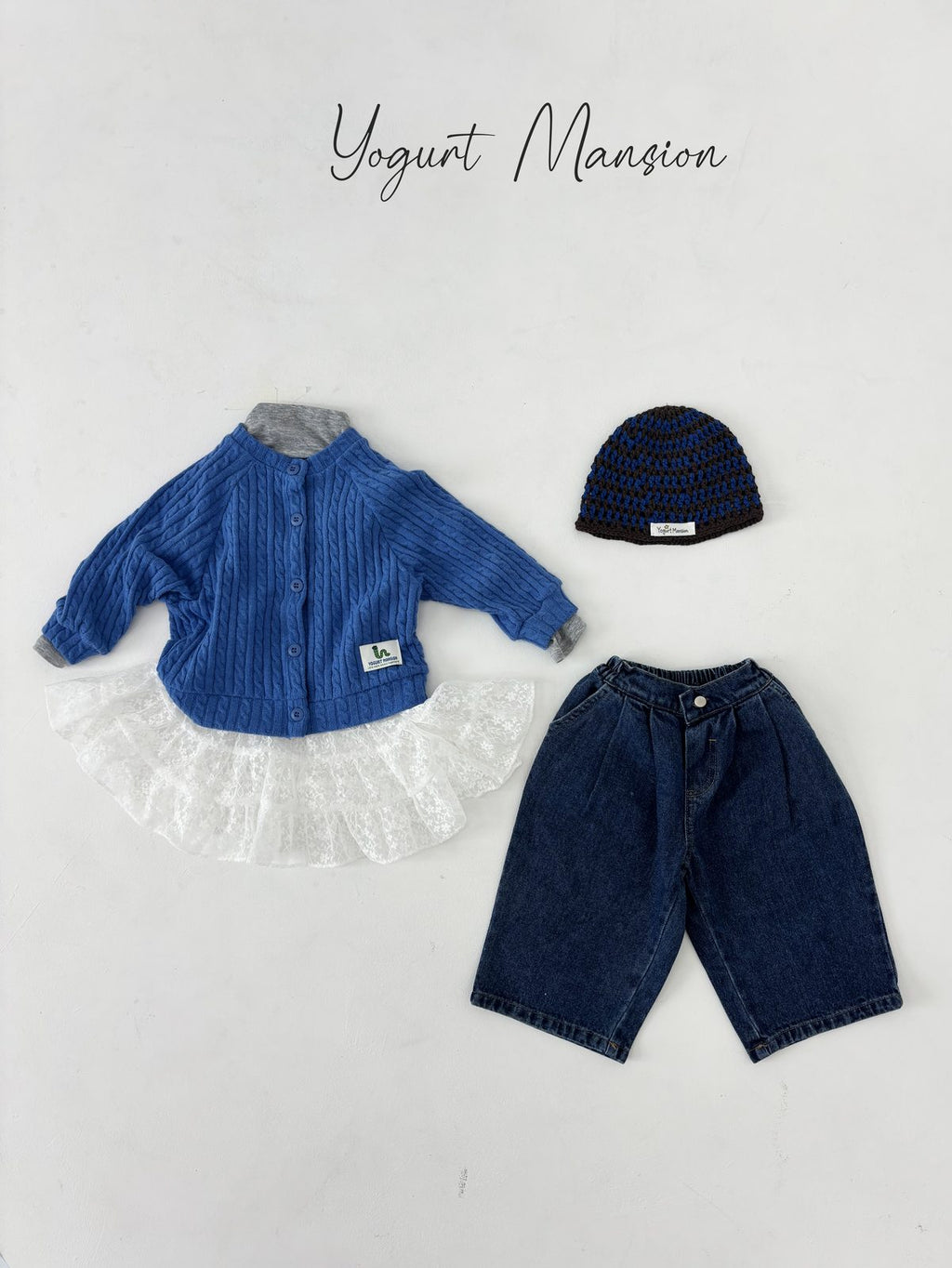 Yogurt Mansion Crayon Cardigan