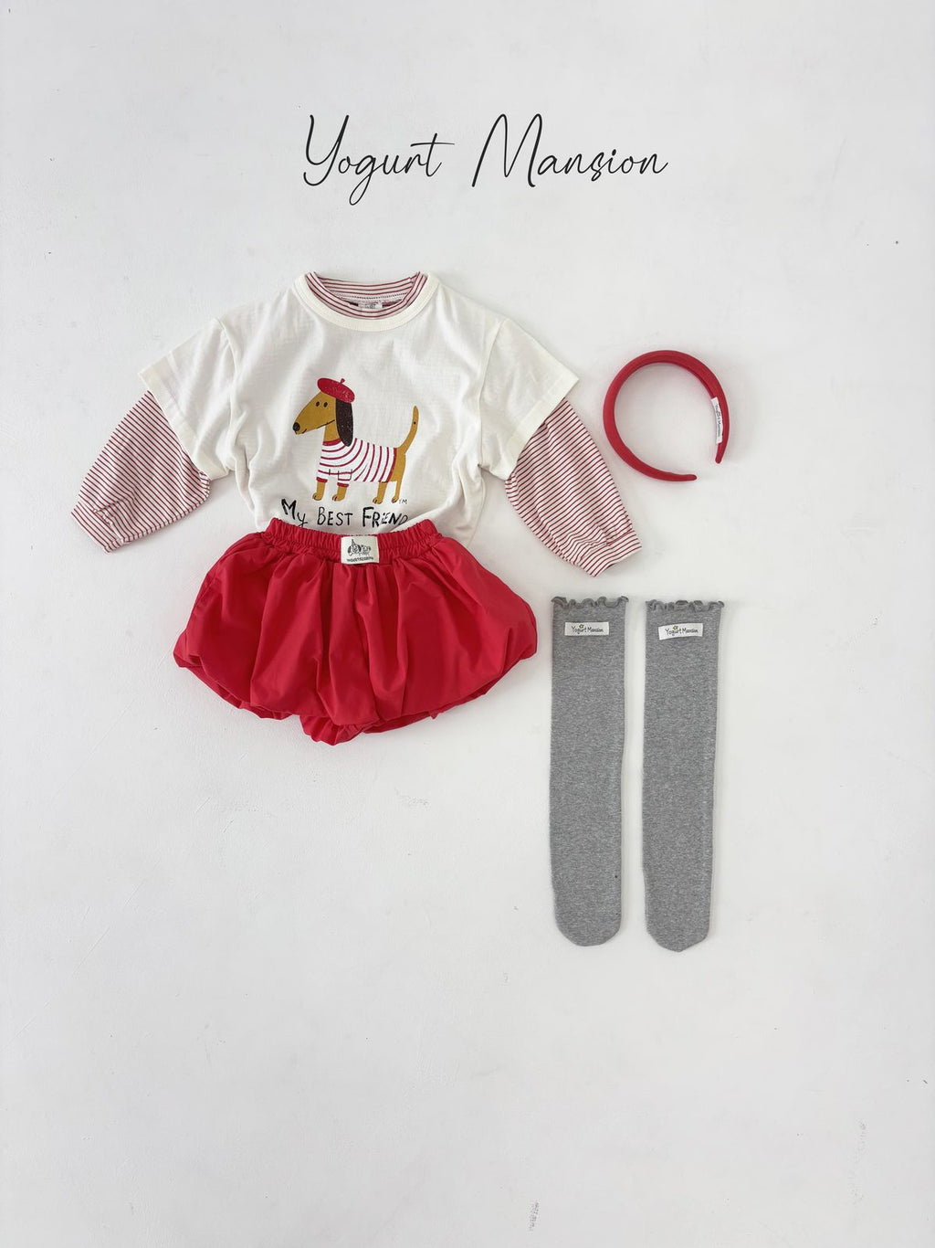 Yogurt Mansion Pompom Skort
