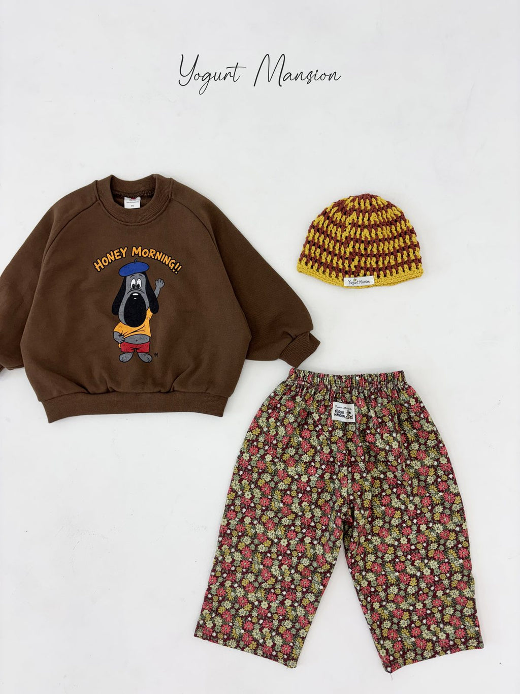 Yogurt Mansion Flower Bud Pants