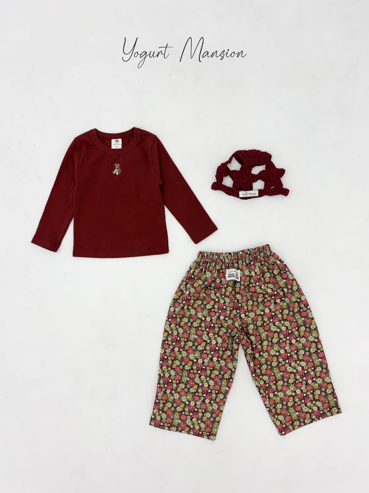 Yogurt Mansion Flower Bud Pants