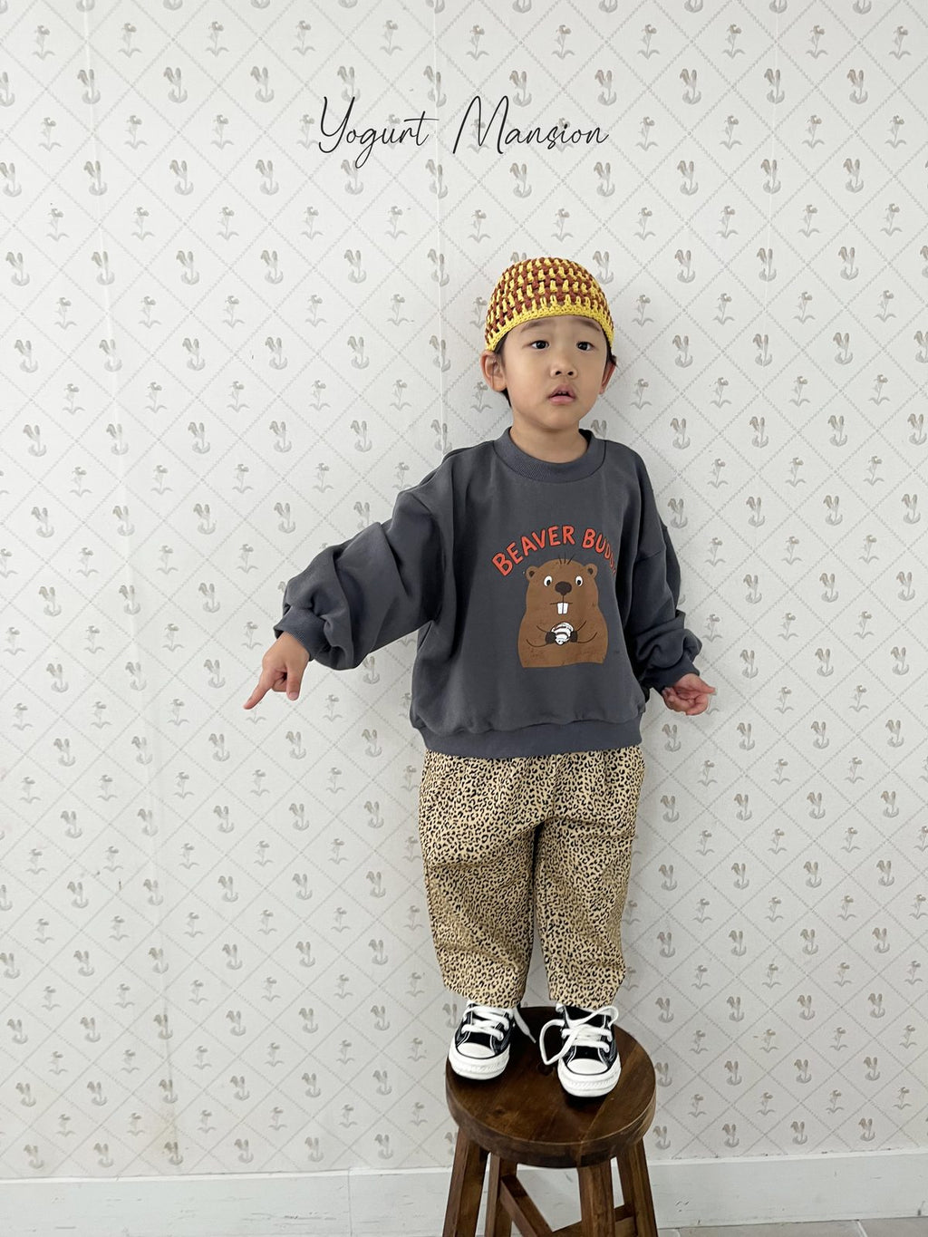 Yogurt Mansion World Cone Beanie