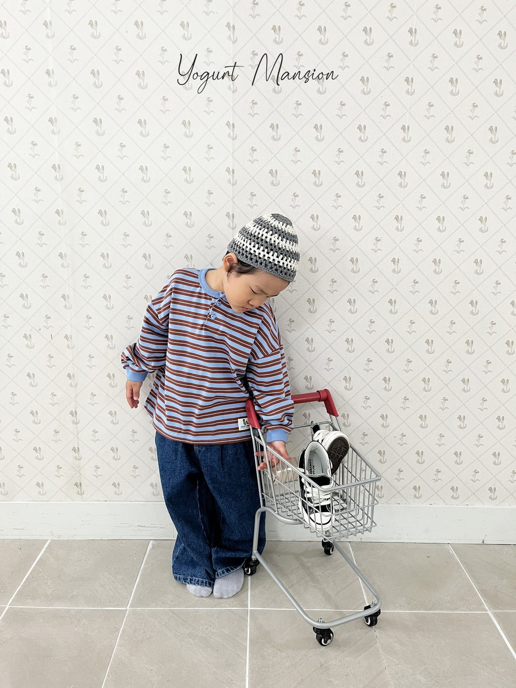 Yogurt Mansion World Cone Beanie