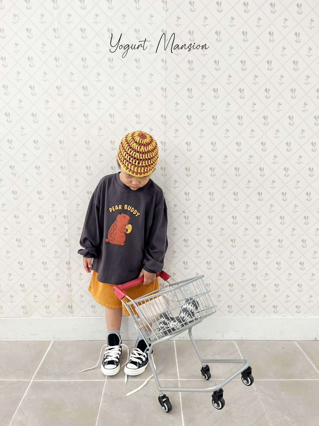 Yogurt Mansion World Cone Beanie