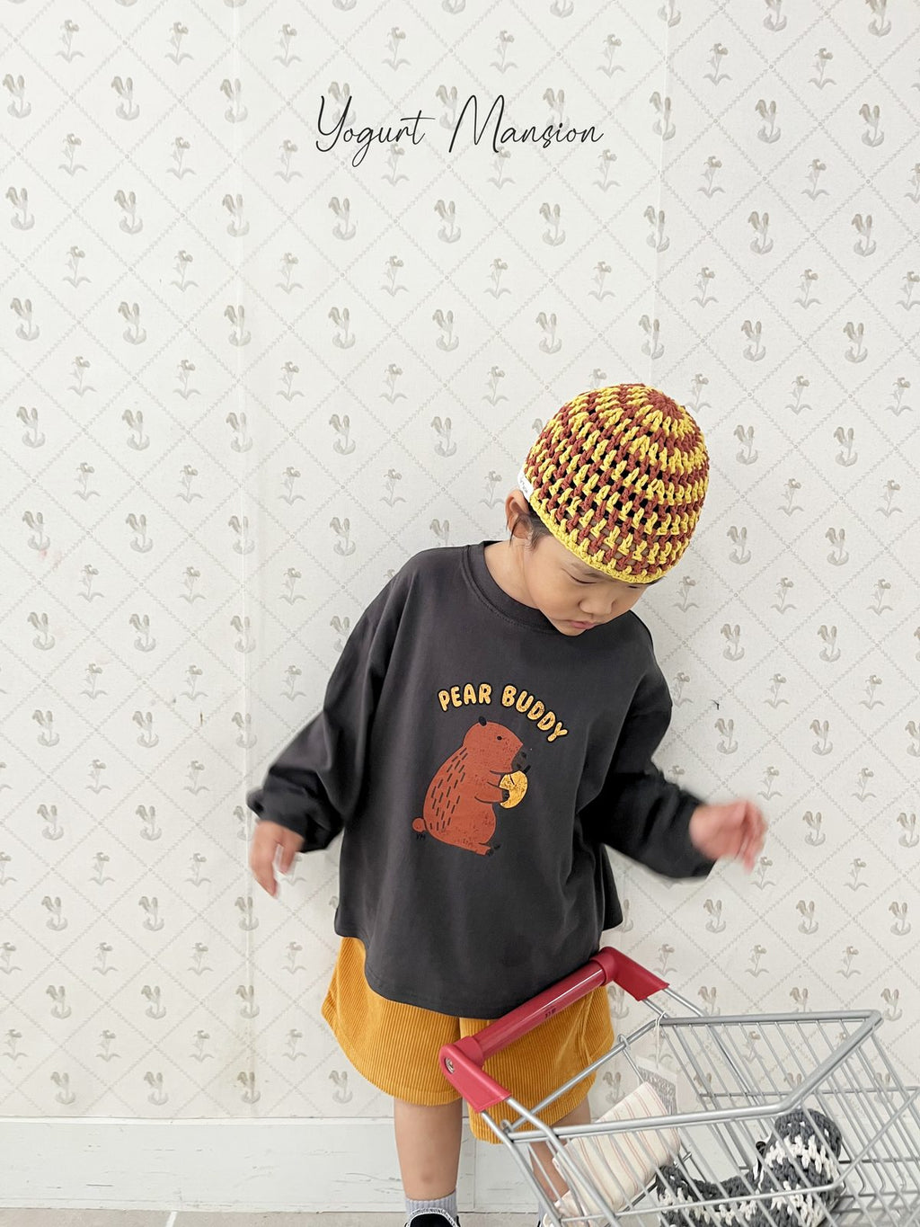 Yogurt Mansion World Cone Beanie