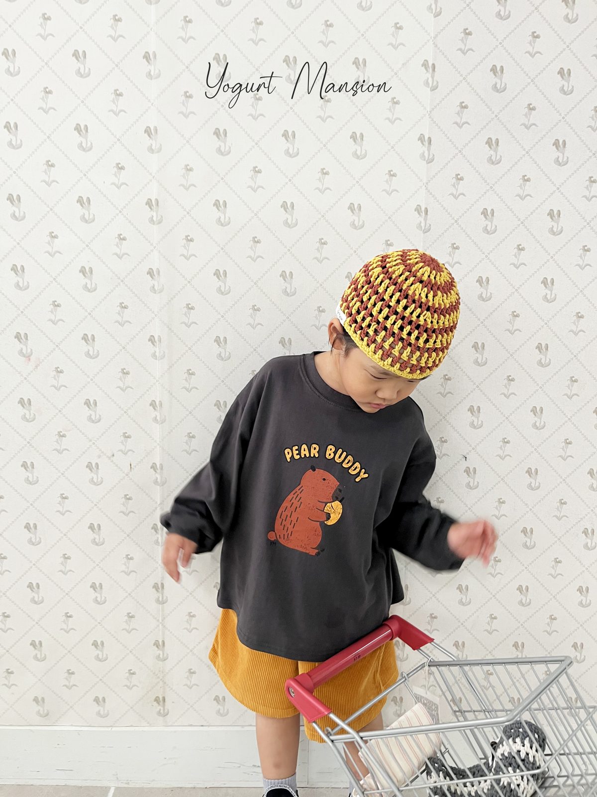 Yogurt Mansion World Cone Beanie