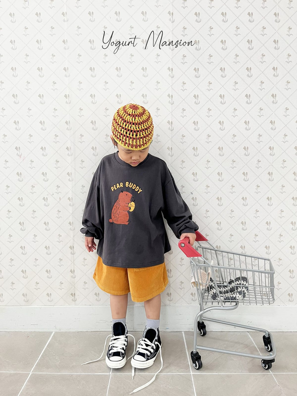 Yogurt Mansion World Cone Beanie