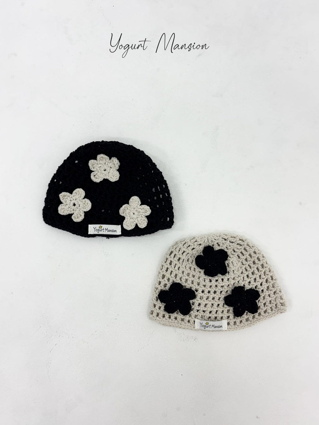 Yogurt Mansion Flower Beanie