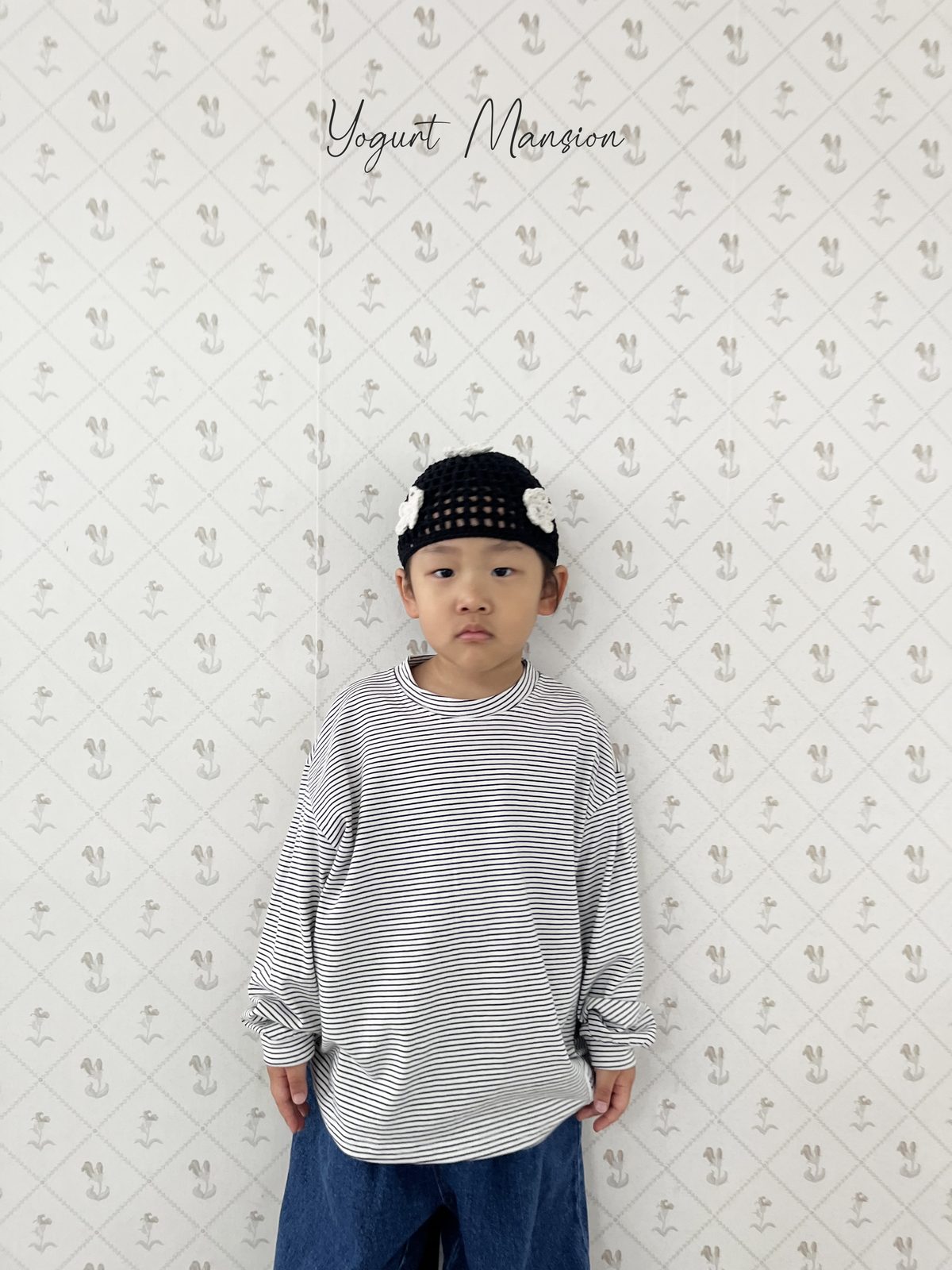 Yogurt Mansion Flower Beanie