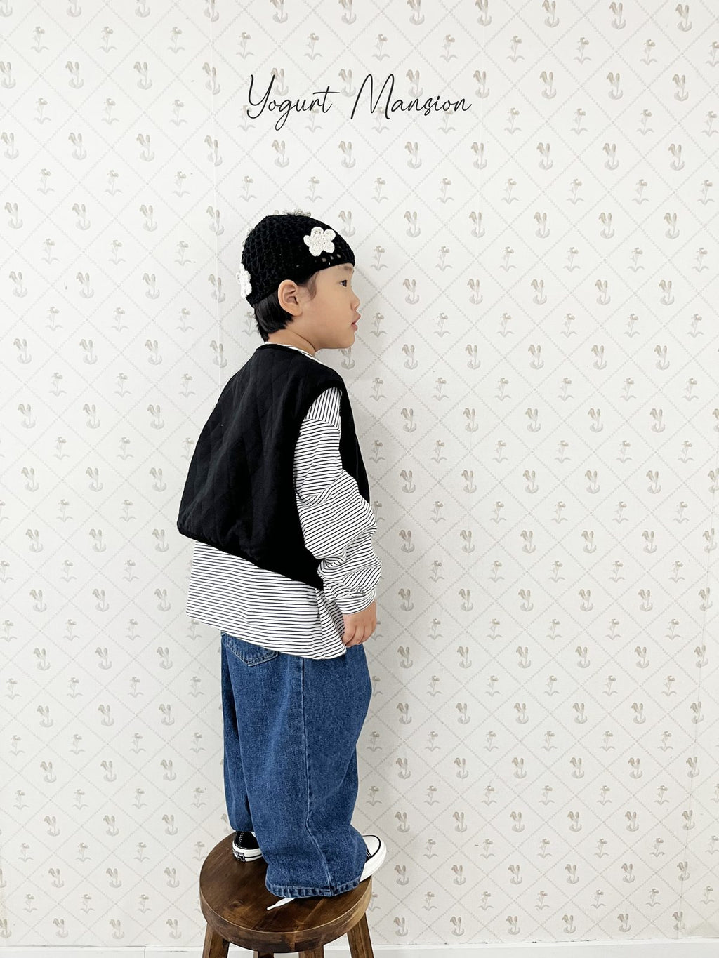 Yogurt Mansion Flower Beanie